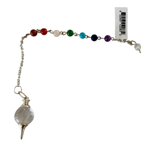 Clear Quartz Chakra Pendulum