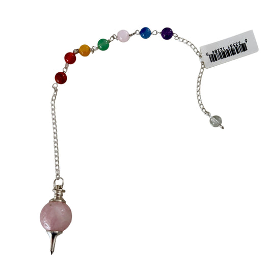 Rose Quartz Chakra Pendulum